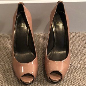 Stuart Weitzman Open Toed Platform Heels